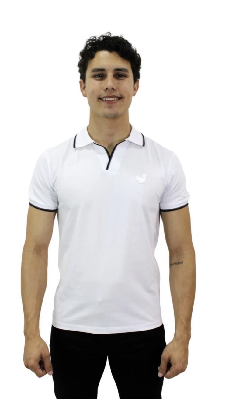 Playera para Hombre Marca PAVINI P-2197-WHITE