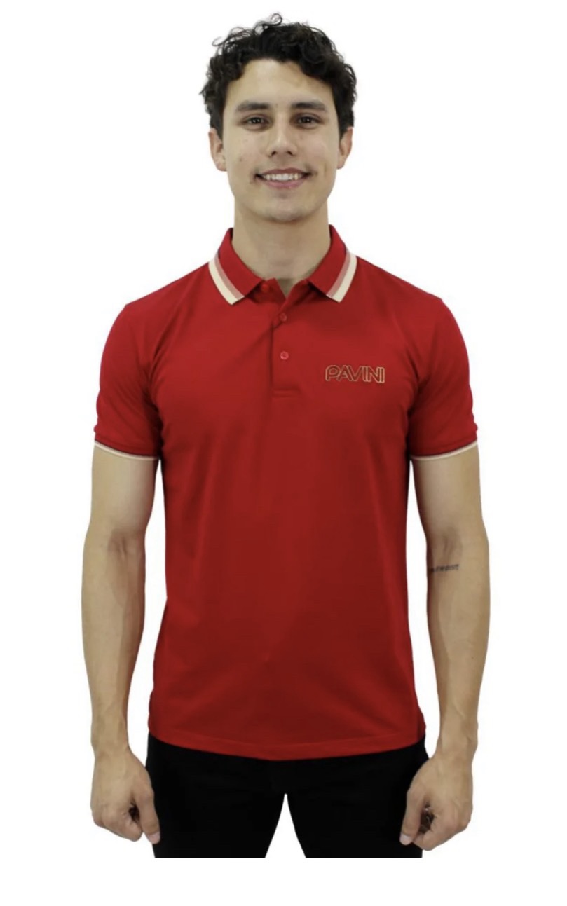 Playera para Hombre Marca PAVINI PT-1030-Red