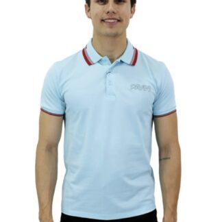 Playera para hombre Marca Pavini sky blue