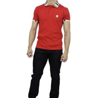 Playera Polo Para Caballero Marca Pavini roja