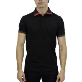 Playera Polo Para Caballero Marca Pavini P-3048 negro
