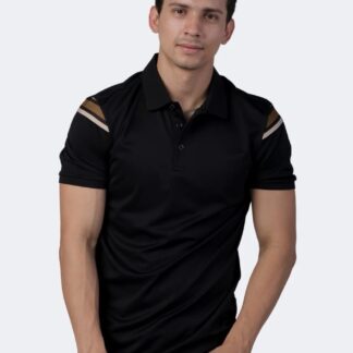 Playera Para Hombre Marca Huggo Valentino HV-67 Black