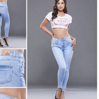 Pantalon para Mujer marca NYD Jeans mezclilla Skinny Stretch BHI-221017