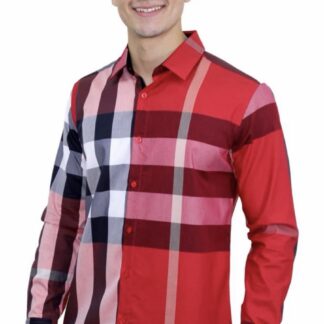 Camisa para Hombre Marca PAVINI RAVALLI BLS-201-03 RED