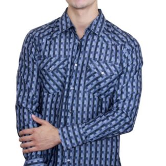 Camisa para Hombre Marca PAVINI LS022007-06 BLUE