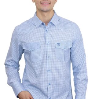 Camisa para Hombre Marca PAVINI LS022007-23 BLUE