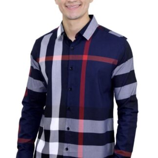 Camisa para Hombre Marca PAVINI RAVALLI BLS-201-05 NAVY